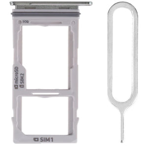 For Samsung Galaxy S10 / S10 Plus / S10e Sim Card Tray Dual Sim Replacement With Sim Ejector Tool - Green