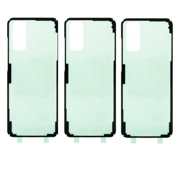 For Samsung Galaxy S20 Battery Cover Adhesive Tape Rear Housing Glue Strip G980 G981 - Three Pack