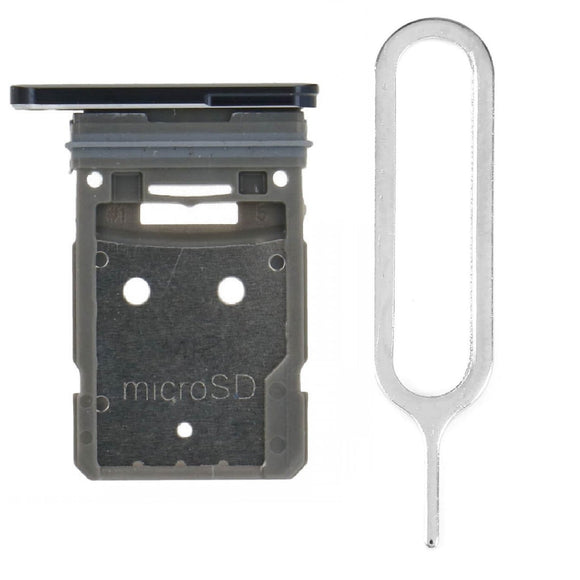 For Samsung Galaxy S20 FE 4G/5G Sim Card Tray Dual Sim Replacement With Sim Ejector Tool - Navy Blue