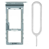 For Samsung Galaxy S20 Ultra G988 Sim Card Tray Dual Sim Replacement With Sim Ejector Tool - Silver
