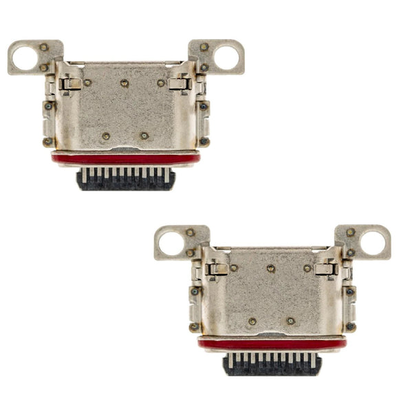 For Samsung Galaxy S21 Ultra G998B 5G Charging Port Type-C Dock Connector Unit - Two Pack