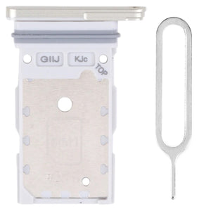 For Samsung Galaxy S21 FE G990 Sim Card Tray Dual Sim Replacement With Sim Ejector Tool - Olive (Green)