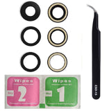 For Samsung Galaxy Z Fold 5 Back Camera Glass Lens Replacement Repair Kit With Tweezers F946 