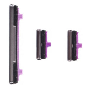 For Samsung Galaxy S10 & S10 Plus Power Button and Volume Button Replacement Set - Grey