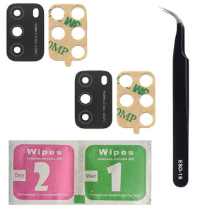 For Xiaomi Poco M3 Camera Lens Replacement Back Camera Glass With ESD-15 Tweezers