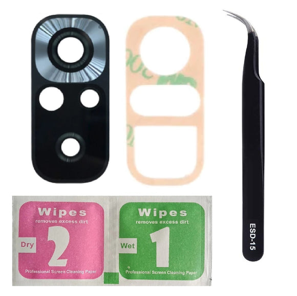 For Xiaomi Redmi Note 10 Pro Camera Lens Replacement Back Camera Glass With ESD-15 Tweezers