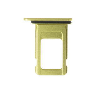 For iPhone 11 (6.1") Sim Card Tray Single Sim Dual Sim Replacement - Yellow