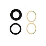 For iPhone 12 Mini (5.4")  Back Camera Glass Lens Replacement Rear Camera Lens With Adhesive - Two Pack