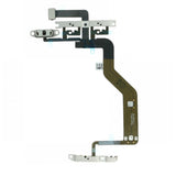 For iPhone 12 Mini (5.4")  Power Flex Cable Replacement Power Button Volume Buttons With Brackets (821-02608-A1)