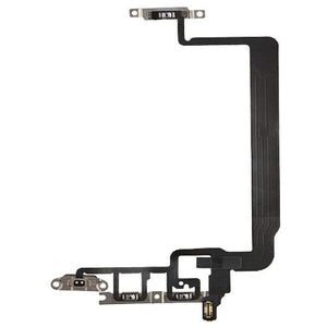 For iPhone 13 Pro Max (6.7")  Power Flex Cable Replacement Volume Buttons Mute Switch With Metal Brackets