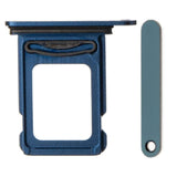 For iPhone 13 Pro (6.1") Sim Card Tray Single Sim Dual Sim Replacement - Sierra Blue