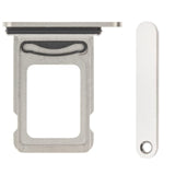 For iPhone 13 Pro (6.1") Sim Card Tray Single Sim Dual Sim Replacement - Silver