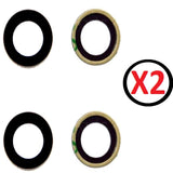 For iPhone 7 (4.7") Rear Camera Lens Replacement - Pack of Two