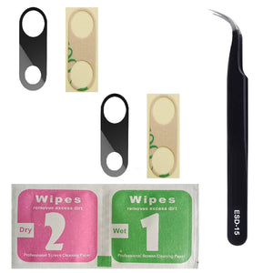 For iPhone 7 Plus (5.5") Back Camera Glass Lens Replacement Repair Kit With Tweezers