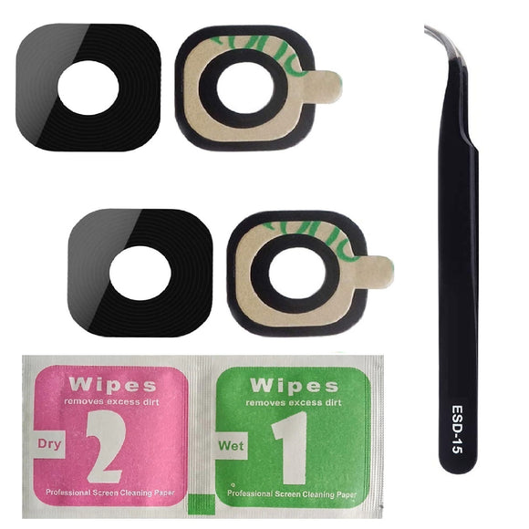 For Samsung Galaxy S8 G950F Camera Lens Replacement Back Camera Glass With ESD-15 Tweezers
