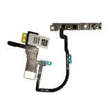 For iPhone XS (5.8") Power Flex Cable Power Button Camera Flash LED With Bracket (821-01458-A)