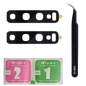 For Samsung Galaxy S10 Plus G975 Camera Lens Replacement Back Camera Glass With ESD-15 Tweezers