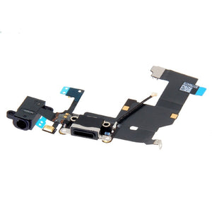 Black Dock Connector - Headphone Jack - Antenna Replacement for iPhone 5 - FormyFone.com
