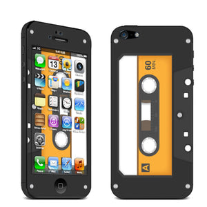 Retro Cassette Tape Vinyl Skin Sticker For iPhone 5 & 5S