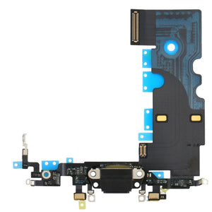 For iPhone SE 2020 Charging Port Dock Connector Microphone Replacement - Black (