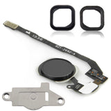 Black Replacement Home Button & Flex Cable For iPhone 5S - FormyFone.com - 1