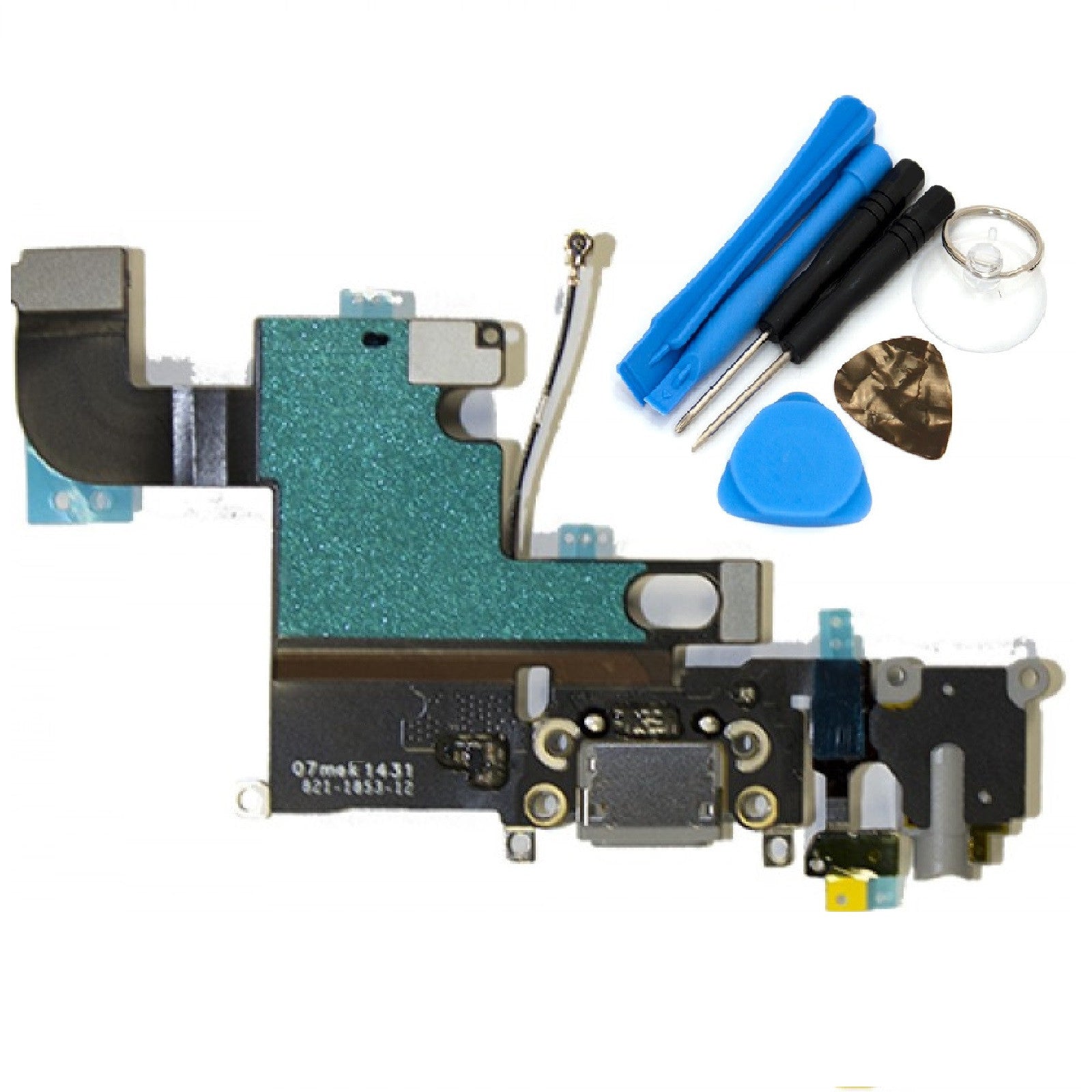 Grey Dock Connector Headphone Jack Replacement for iPhone 6