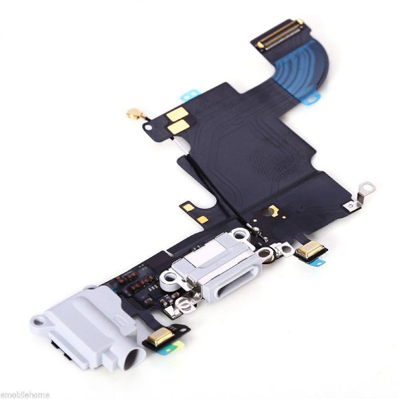 White Dock Connector Headphone Jack Replacement Unit For iPhone 6S - FormyFone.com
 - 1
