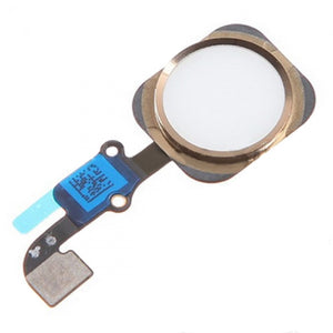 White & Gold Home Button Flex Cable Replacement for iPhone 6S - FormyFone.com
 - 1