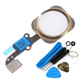 White & Gold Home Button Flex Cable Replacement for iPhone 6S - FormyFone.com
 - 2