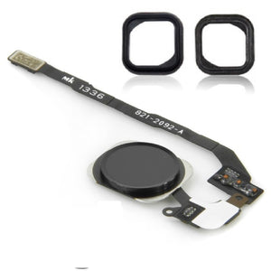 Black Home Button Menu Button With Rubber Seal for iPhone SE