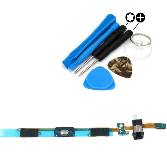 For Samsung Galaxy J5 Home Button Flex Cable Headphone Jack Replacement J510F