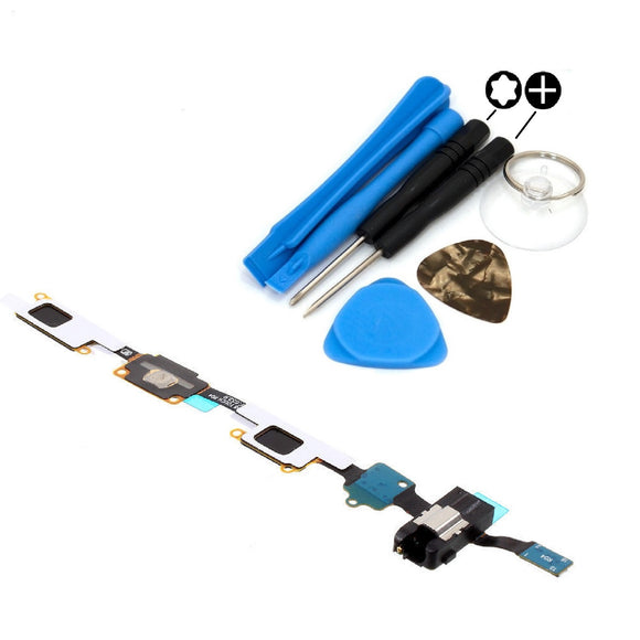 For Samsung Galaxy J7 Home Button Flex Cable With Headphone Jack J710F