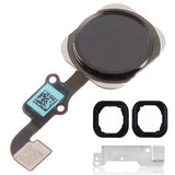 Black Home Button Assembly Replacement for iPhone 6 Plus 5.5" With Seal & Bracket - FormyFone.com
 - 1