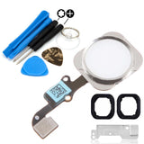 White & Silver Replacement Home Button for iPhone 6 with Seal & Bracket - FormyFone.com
 - 2