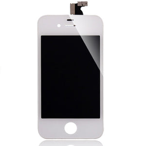 White Replacement Digitizer & LCD Screen for iPhone 4 - FormyFone.com
 - 1
