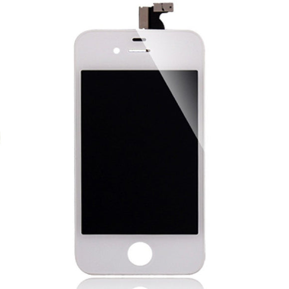 White Replacement Digitizer & LCD Screen for iPhone 4 - FormyFone.com
 - 1
