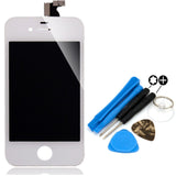 White Replacement Digitizer & LCD Screen for iPhone 4 - FormyFone.com
 - 2