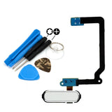 White & Silver Home Button Flex Cable Replacement For Samsung Galaxy S5 - FormyFone.com
 - 2