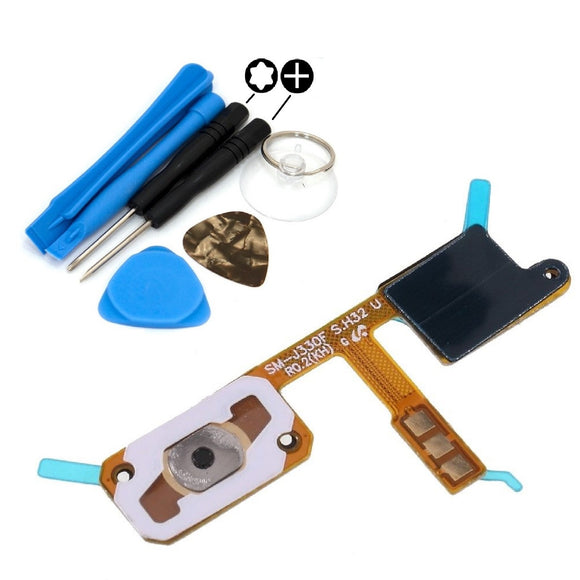 For Samsung Galaxy J3 Home Button Flex Cable With Light Sensor J330 (2017)
